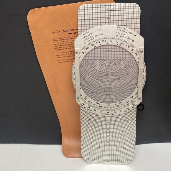Computer Air Navigation Dead Reckoning Graph Jeppesen, Type MB-4A - Picture 3 of 17